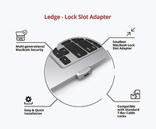 Load image into Gallery viewer, Maclocks MacBook Pro Hardware Combination Lock with Ledge - Security Lock Slot Adapter for 13 &amp; 15 inch 2015 or Earlier Models, MBPRLDGZ01CL (Silver)
