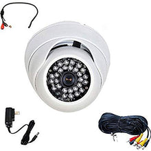 Load image into Gallery viewer, VideoSecu 600TVL Built-in 1/3&quot; Effio CCD Security Camera 3.6mm Lens 28 IR Infrared LEDs Outdoor Day Night Vandal Proof Camera with Power Supply, Video Cable WQU
