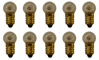 CEC Industries #502 Bulbs, 5.1 V, 0.765 W, E10 Base, G-4.5 shape (Box of 10)