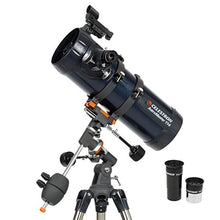 Load image into Gallery viewer, Celestron - AstroMaster 114EQ Newtonian Telescope, Fully-Coated Glass Optics - Adjustable-Height Tripod - Bonus Astronomy Software Package &amp; AstroMaster Telescope Accessory Kit
