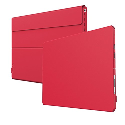 Incipio Microsoft Surface Pro 4 Case, Folio Case Hard Shell Faraday Advanced Case for Microsoft Surface Pro 4-Red