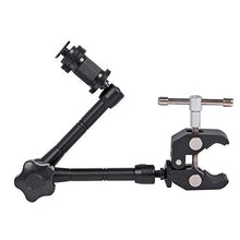 Load image into Gallery viewer, Pluto Black 11&quot; Adjustable/Power Articulated Magic Arm Super Fixture for Digital SLR Cameras/Cameras/Smartphones/LCD Monitors/LED Video Lights
