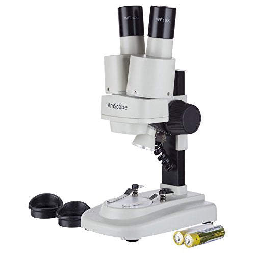 AmScope Kids SE100Y Portable Stereo Microscope 20X & 30X