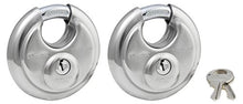 Load image into Gallery viewer, Master Lock 40T Stainless Steel Discus Padlock, 2 Pack
