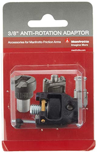 Manfrotto 244ADPT38AR Anti-Rotation Adapter (Black)