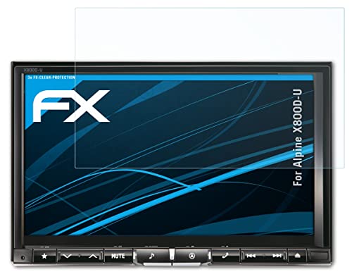 atFoliX Screen Protection Film Compatible with Alpine X800D-U Screen Protector, Ultra-Clear FX Protective Film (3X)