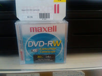Maxell DVD-RW Camcorder Discs