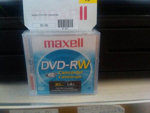 Maxell DVD-RW Camcorder Discs
