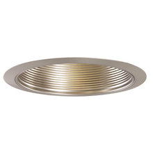 Load image into Gallery viewer, HALO 353SN, 6&quot; Trim Metal Baffle Satin Nickel Trim with Satin Nickel Baffle
