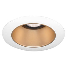 Load image into Gallery viewer, Juno Lighting 447WHZ-WH 4-Inch Adjustable Cone Recessed Trim, Wheat Haze with White Trim
