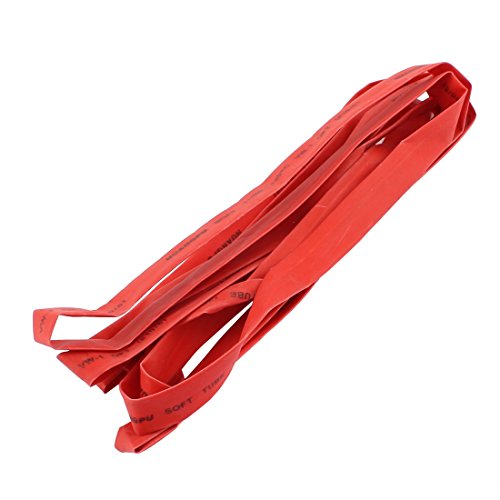 Aexit Polyolefin Meters Wiring & Connecting Length 10mm Dia Heat Shrinkable Tube Heat-Shrink Tubing Sleeving Red