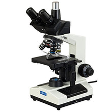 Load image into Gallery viewer, OMAX 40X-2500X Trinocular Compound Replaceable LED Microscope with Aluminum Carrying Case
