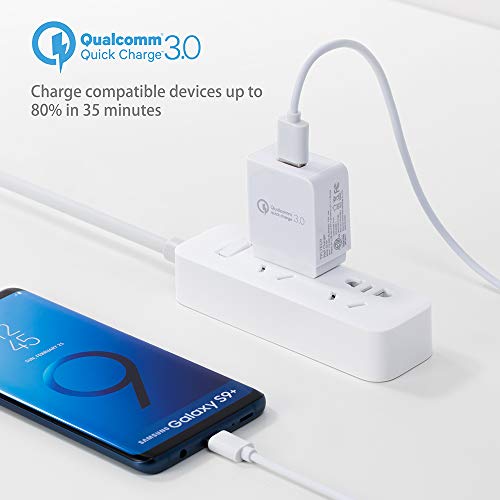 TPLTECH Quick Charge 3.0 Fast Charger Compatible LG G8 G8X G7 V35 V30S V35  V40 ThinQ Phone,LG Stylo 5 4/ Q Stylo 4,V50 ThinQ/V35 ThinQ,G5 G6 V20