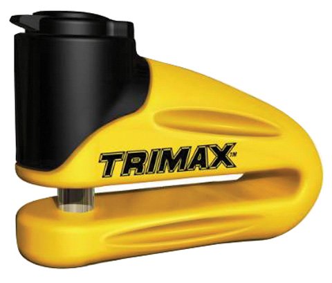 TRIMAX MOTORCYCLE DISC LOCK YELLOW, Manufacturer: TRIMAX, Manufacturer Part Number: T665LY-AD, Stock Photo - Actual parts may vary.