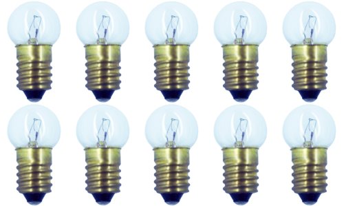 CEC Industries #428 Bulbs, 12.5 V, 3.125 W, E10 Base, G-4.5 shape (Box of 10)