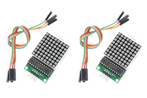 NOYITO MAX7219 Dot Matrix Module Microcontroller Module (Pack of 2)