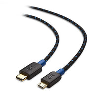 Cable Matters USB C to Micro USB Cable (Micro USB to USB-C Cable) with Braided Jacket 6.6 Feet in Black