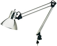 V-LIGHT Architect-Style CFL Swing-Arm Task Lamp with Non-Skid Table/Desk Clamp, Brushed Nickel (CAEN804C)