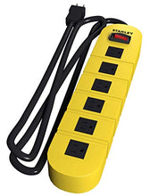 Load image into Gallery viewer, Stanley 31609   ShopMax MTL 6-Outlet 1200 Joule Metal Surge Protector
