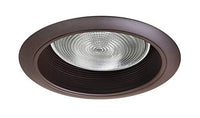 NICOR Lighting 6 inch Oil-Rubbed Bronze Recessed Baffle Trim, Fits 6 inch Housings (17511OB-OB)