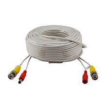Load image into Gallery viewer, Premium Quality 4x 100ft White Video Power BNC Cable for CCTV Security Cameras
