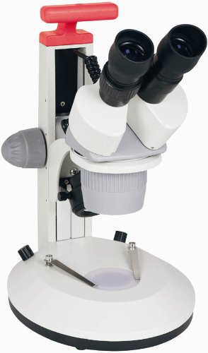 Ken-A-Vision T-22021 VisionScope 2 - Binocular Stereo Microscope with Interchangeable Head, 20x Eyepiece, 1x and 3X Objectives, LED Light Source, 20x and 60x Magnification