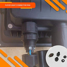 Load image into Gallery viewer, DEMASLED 1pc Waterproof Flood Light Junction Box Underground IP65 Electrical Outdoor Connector 2 or 3 pin Cables

