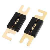 Aexit 2 Pcs Distribution electrical ANL Fuses 100A Car Audio Power Wire Boat Auto Electronics Fuse Black