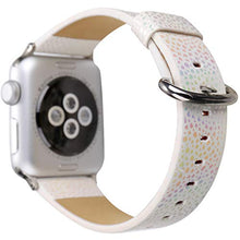 Load image into Gallery viewer, Compatible with Apple Watch Band 38mm 40mm, [Sparkle Colorful Light Dots] Soft Leather Watch Strap Replacement Wristband Bracelet for Apple Watch Series 4 (40mm) Series 3 Series 2 Series 1 (38mm)
