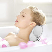 Load image into Gallery viewer, Harrison House Luxurious Bath Pillow - Plus Konjac Bath Sponge, Extra Large Suction Cups, Quick Drying Mesh
