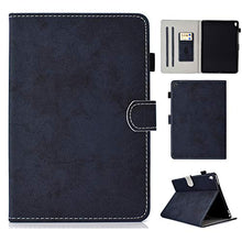 Load image into Gallery viewer, Case for iPad Pro 9.7 Case, Cookk Slim Kickstand Wallet Skin Premium PU Leather Cover for Apple iPad Pro 9.7&quot; (Back of iPad Model A1673, A1674, A1675) (with Auto Sleep/Wake Feature), Darkblue
