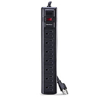 CyberPower CSB7012 Essential Surge Protector, 1500J/125V, 7 Outlets, 12ft Power Cord