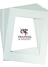 Load image into Gallery viewer, CR Framing, Pack Of White 10 Acid-Free White Pre-Cut 5&quot; X 7&quot; Picture Mats For 3 3/4&quot; X 4 4 3/4&quot;
