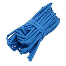 Load image into Gallery viewer, Aexit Heat Shrinkable Electrical equipment Tube 5mm Inner Dia Blue Wire Wrap Cable Sleeve 15 Meters Long
