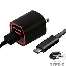 Load image into Gallery viewer, 2.4 Amp Rapid Home Wall Travel Charger USB 6ft Type-C Cable Power Adapter Sync Long USB-C Data Cord for Verizon Motorola Moto Z Play Droid - Verizon Motorola Moto Z2 Play - Verizon Samsung Galaxy S8

