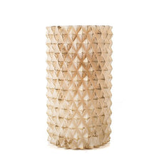 Load image into Gallery viewer, Hand-Crafted Unscented Flameless LED Carved Studs Pillar Candle
