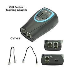 Load image into Gallery viewer, OvisLink Call Center Headset Training Adapter Compatible with All RJ9 Headsets, Included Wireless headsets
