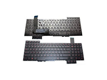 Load image into Gallery viewer, New Replacement Keyboard No Frame For Asus G751J G751JL G751JM G751JT G751JY P/N: 0KNB0-E601US00 ASM14C33USJ442, US Layout Black Color With RED Letter
