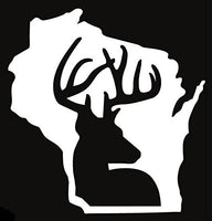 Wisconsin Deer Silhouette - Vinyl 5