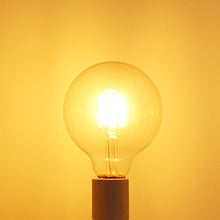 Load image into Gallery viewer, LED Vintage Antique Edison Bulb G30 8W LED Light Filament Bulb, Large Globe Bulb, E26 Base, Warm White 2700K, 70Watts Equivalent, 110-120VAC, Dimmable (8 Watt)
