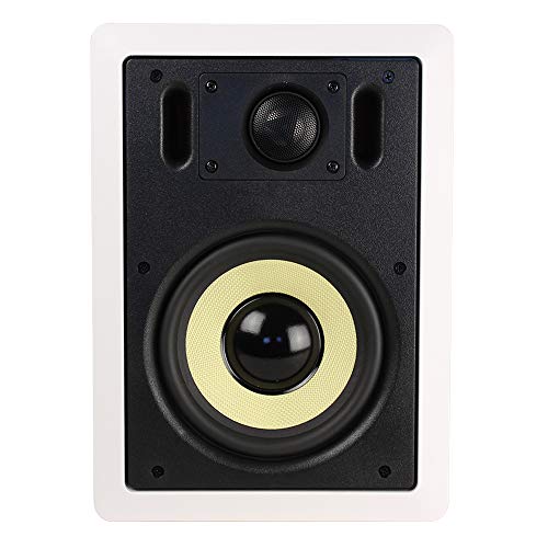 6.5 Inch in-Wall Speakers with Back Covers, Pair