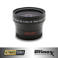ULTIMAXX 0.43x Professional Wide Angle Lens with Macro (58mm)