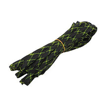 Load image into Gallery viewer, Aexit 8mm PET Tube Fittings Cable Wire Wrap Expandable Braided Sleeving Black Fluorescent Green Microbore Tubing Connectors 10M Length
