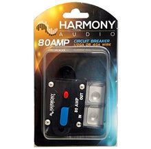 Load image into Gallery viewer, Harmony Audio HA-CB80 Car/Marine Stereo Manual Reset 80 Amp Circuit Breaker 12 Volt

