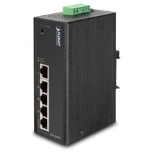 Load image into Gallery viewer, PLANET ISW-504PS / 5-Port 10/100Mbps with 4-Port PoE Industrial Web Smart Ethernet Switch
