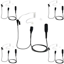 Load image into Gallery viewer, ProMaxPower Security Surveillance Covert Acoustic Clear Tube Earpiece Headset for Motorola GP280 GP320 GP338 PRO5750 PRO7550 (5-Pack)
