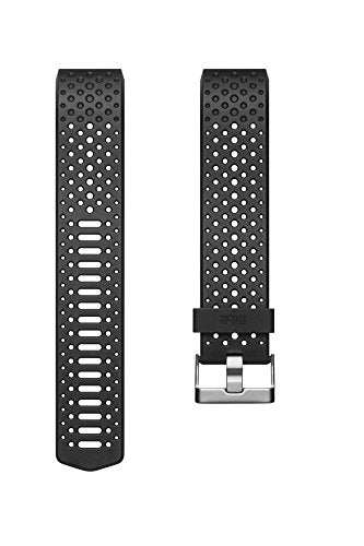 Fitbit Charge 2 Accessory Sport Band, Black, Small