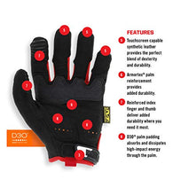 Load image into Gallery viewer, Mechanix Wear Mpt 52 009   M Pact Gloves (Medium, Black/Red)
