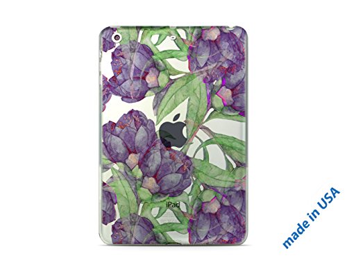 696Designers Ultra Slim Patterned Case for iPad Pro 9.7 inch with Magnetic Smart Cover (Purple Flowers)
