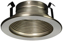 Load image into Gallery viewer, Baffle Trim Recessed Light Fixture Trim, For use with 4&quot; recessed lights, Brushed Nickel
